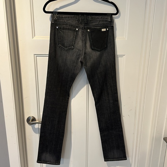 Guess Premium Stretch Jeans size 28 with leather detail - Picture 5 of 7